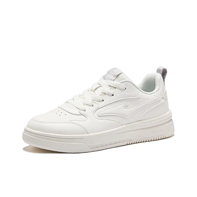 Erke Flying Phoenix Abrasion Resistant Slip Resistant Low Top Skateboard Shoes Men's Microcrystal White-2