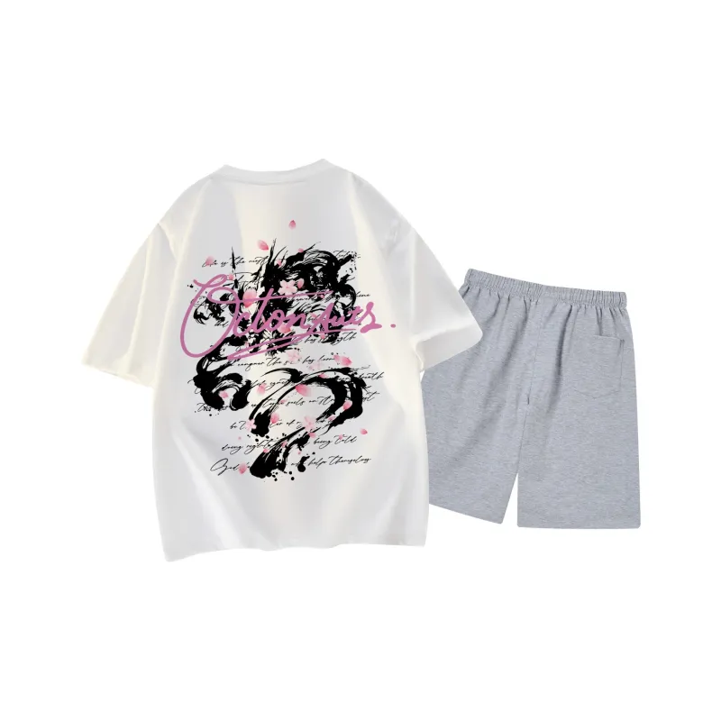 Small Columns Under The Sea Casual Sportswear Unisex-6