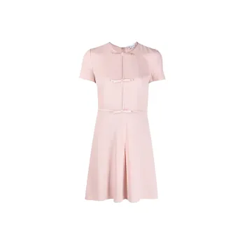 RED VALENTINO Short Sleeved Dresses Women's Pink