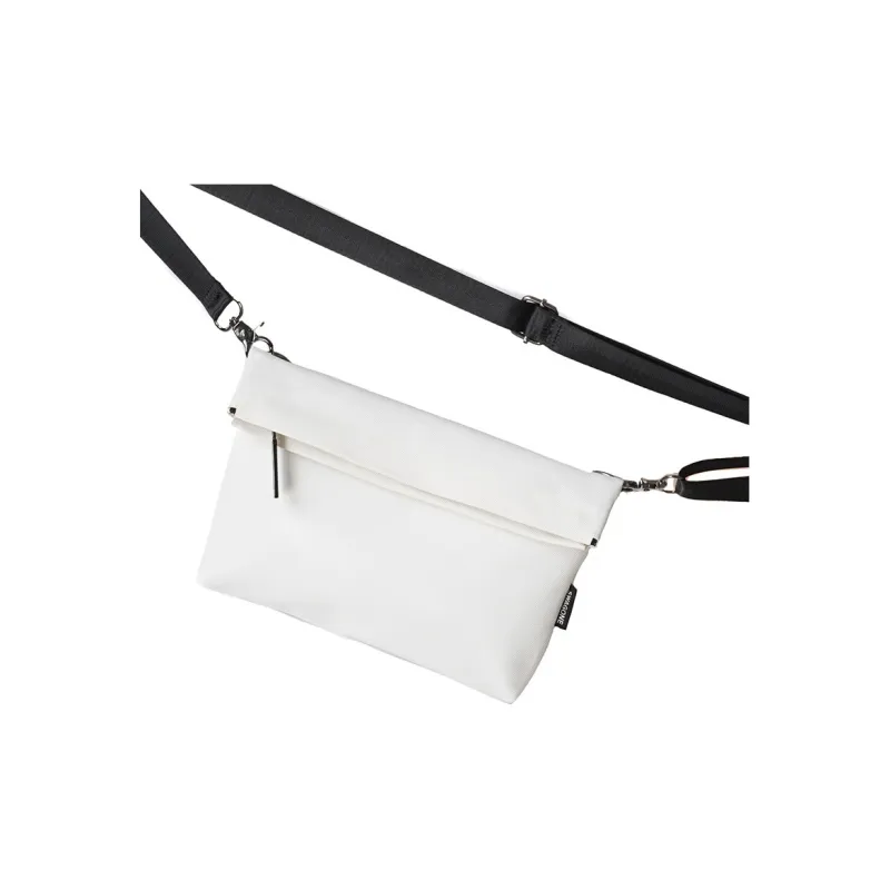 HAWA Membrana Dermalis With Fabric Shoulder Bag, Crossbody Bag Women's Black/White-9