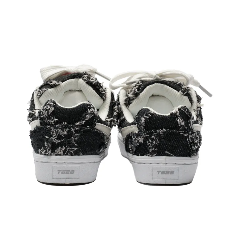 T628 Slip Resistant, Abrasion Resistant, Lightweight, Breathable Low Top Skateboard Shoes Unisex-95
