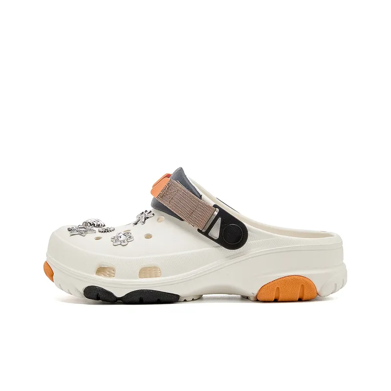 JOSINY Clogs Unisex White Orange-1