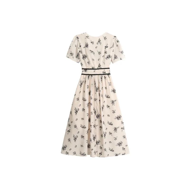 Mu Xiao Xin Short Sleeved Dress Women's-1