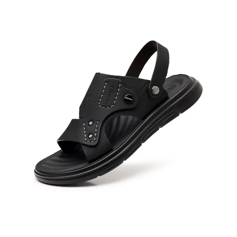 Mulinsen Beach Sandals Men Black-6