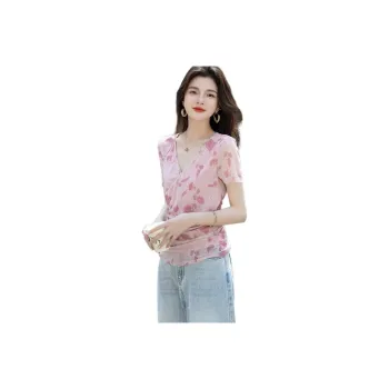 Dme T Shirts Women's Sheer Pink