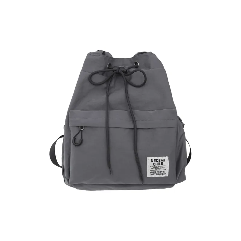 Wolfhorse Nylon Backpack Unisex Multicolor-12