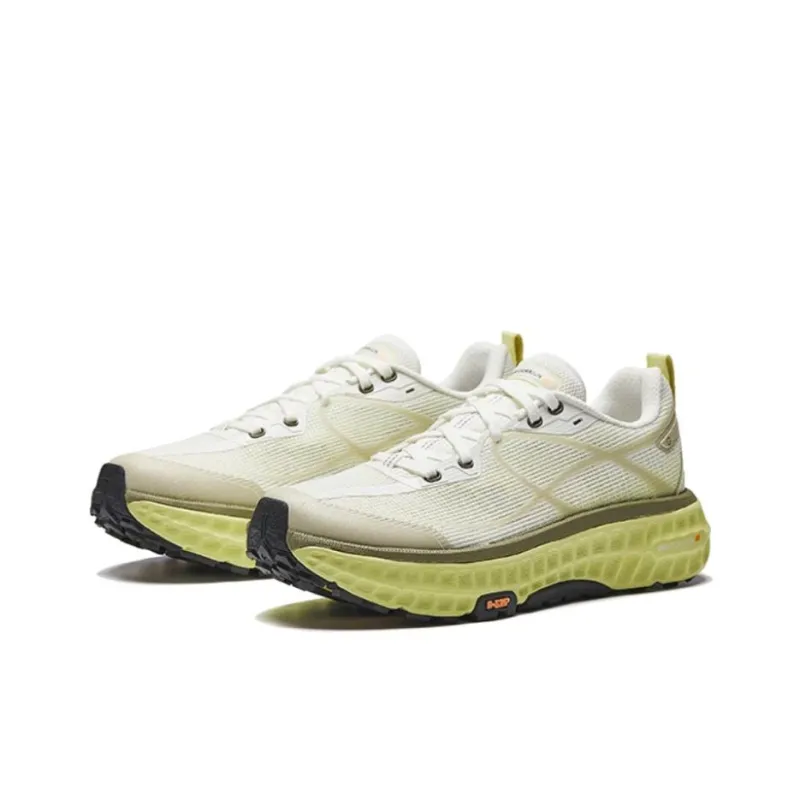Anta Breathable And Wear resistant Low Top Casual Running Shoes Women's White Green-2