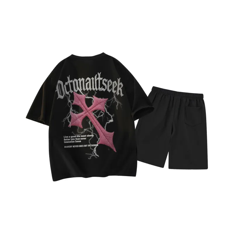 Small Columns Under The Sea Casual Sportswear Unisex-6