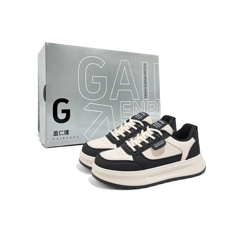 Gai Renpu Slip Resistant, Abrasion Resistant, Breathable Low Top Skateboard Shoes Women's-4