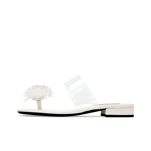 73Hours Rubber Sole Abrasion Resistant Slide Slippers Women's