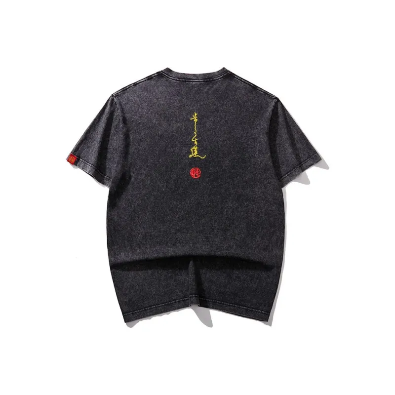 PANDA ADEVIL T Shirts Men Black-1