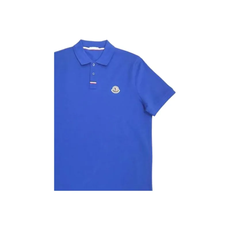 Moncler Polo Shirts Men Blue-1