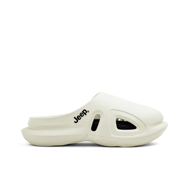 Jeep EVA Abrasion Resistant Slip Resistant Antibacterial Closed Toe Slippers Unisex-1