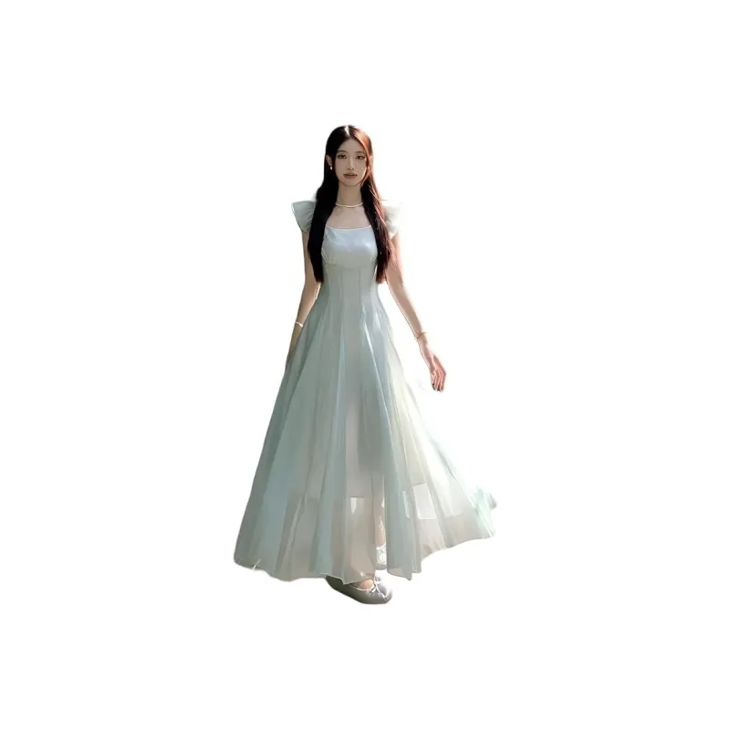 Mu Xiao Xin Short Sleeved Dress Women's-0
