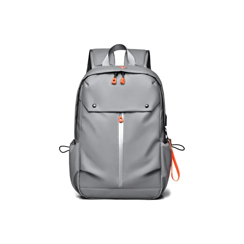 LETOO Nylon Backpack Regular Men's Black/Gray-2