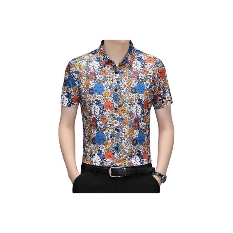 PIERRE CARDIN Shirts Men Blue-0