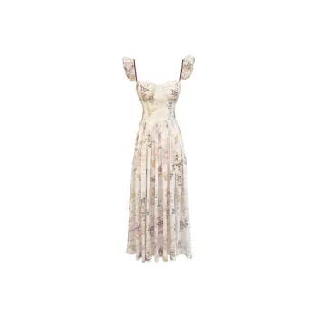 GUOZHEN Short Sleeved Dress Women's