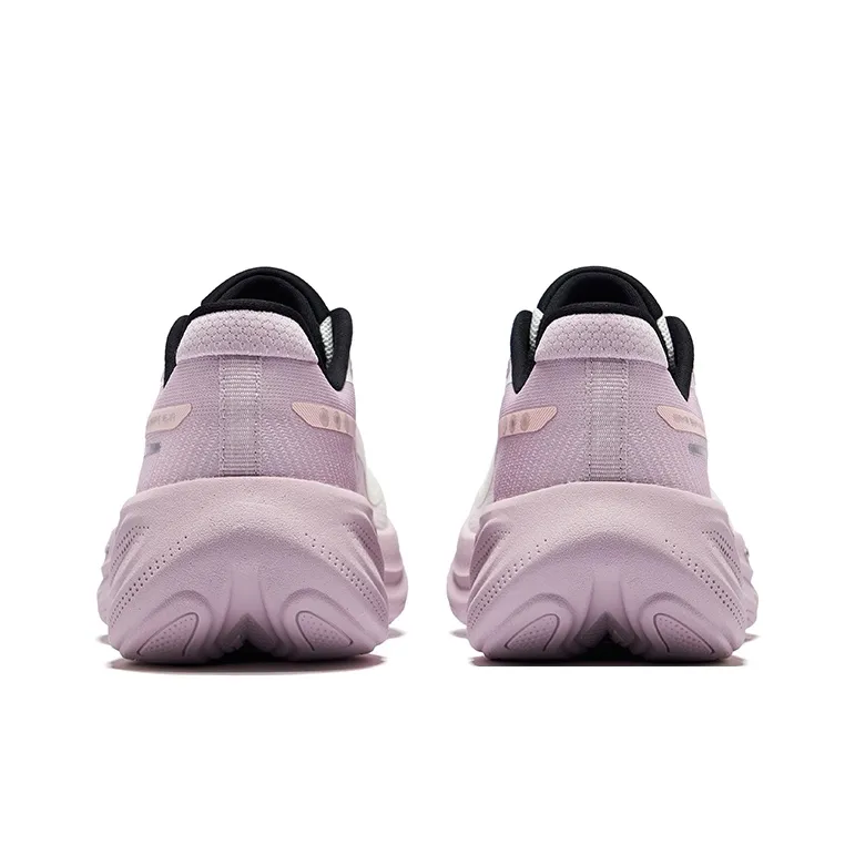 Erke Abrasion Resistant Breathable Low Top Casual Running Shoes Women's Microcrystal White Lotus-3