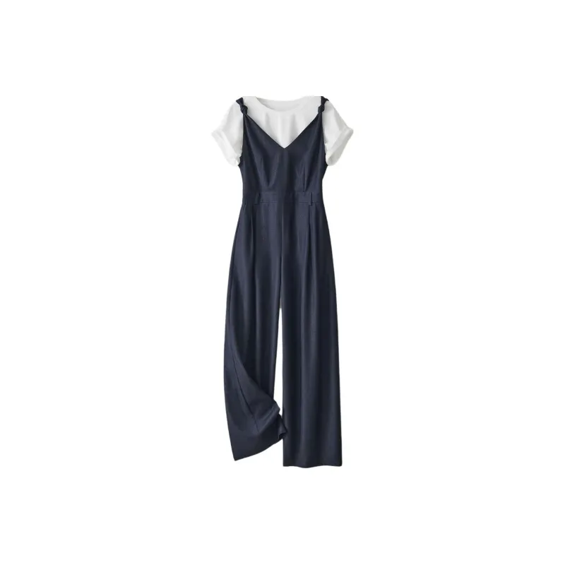 IHIMI SS24 Casual Suit Women's Denim Blue-0