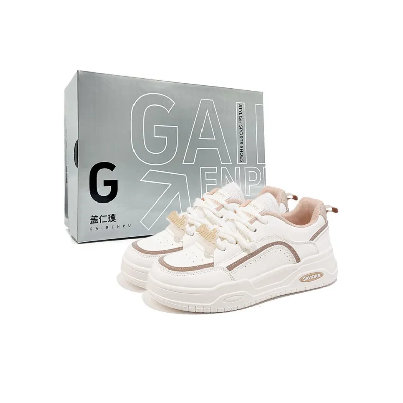 Gai Renpu Slip Resistant, Abrasion Resistant, Breathable Low Top Skateboard Shoes Women's-10