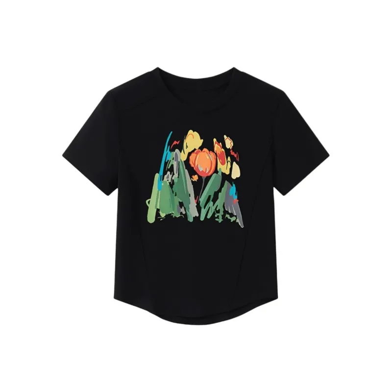 ABBY GODDESS T Shirts Women's Black-0