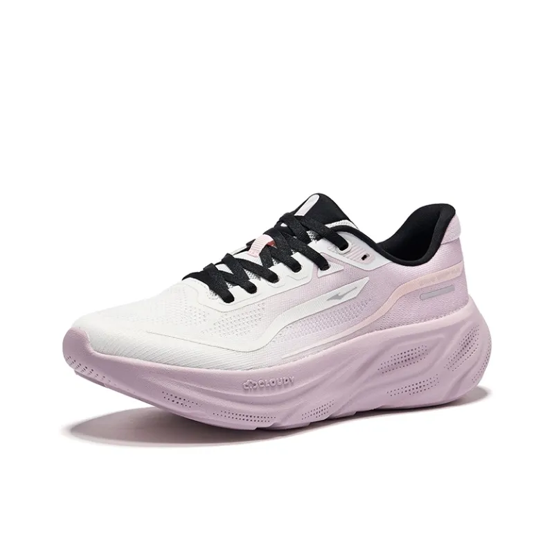 Erke Abrasion Resistant Breathable Low Top Casual Running Shoes Women's Microcrystal White Lotus-2
