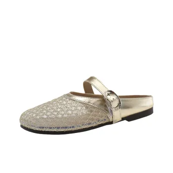 WUJI Slip Resistant Odor Resistant Closed Toe Slippers Women's