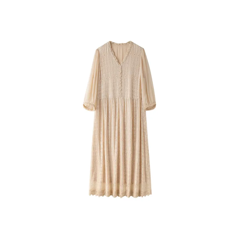 To The West Long Sleeved Dress Women's-0