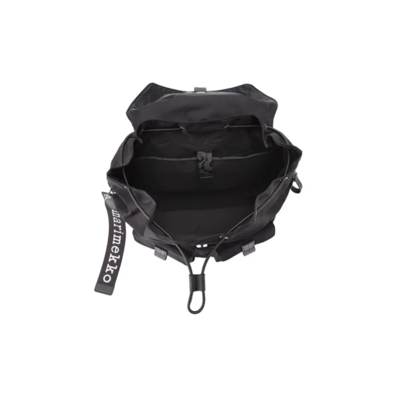 Marimekko Nylon Backpack Tubas Unisex Black-2