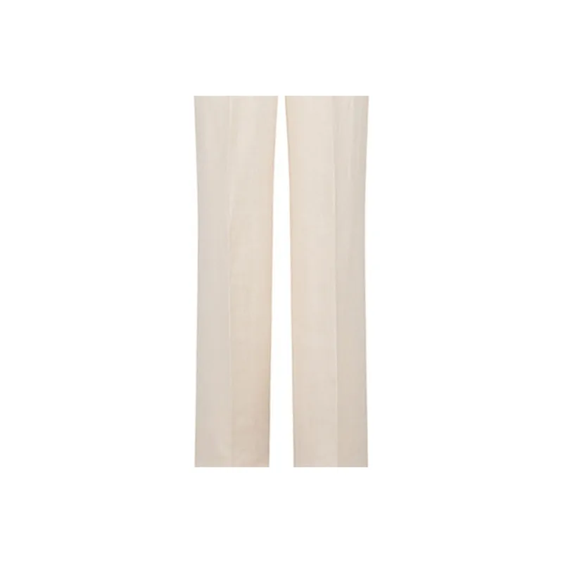 MaxMara Studio Casual Pants Women's Ecru-4