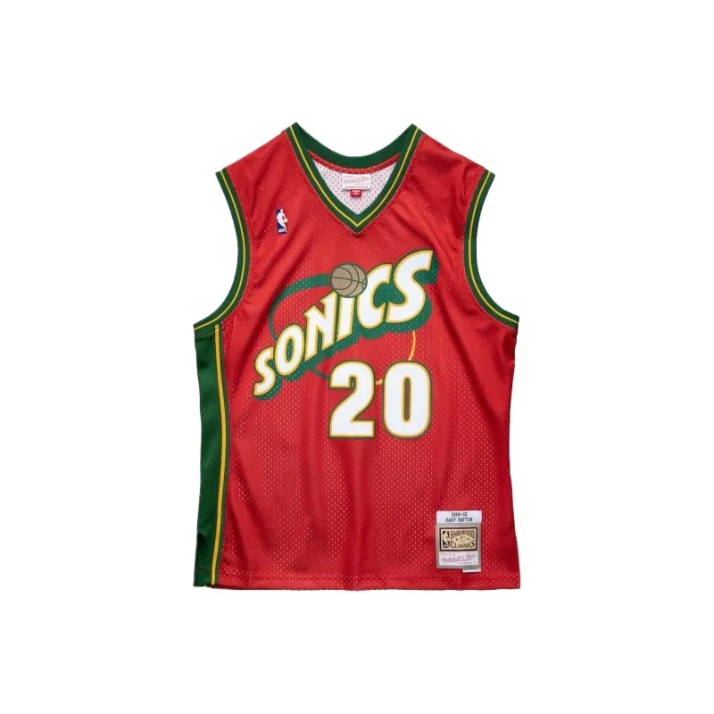 Mitchell & Ness Basketball Jersey Men's Red-0