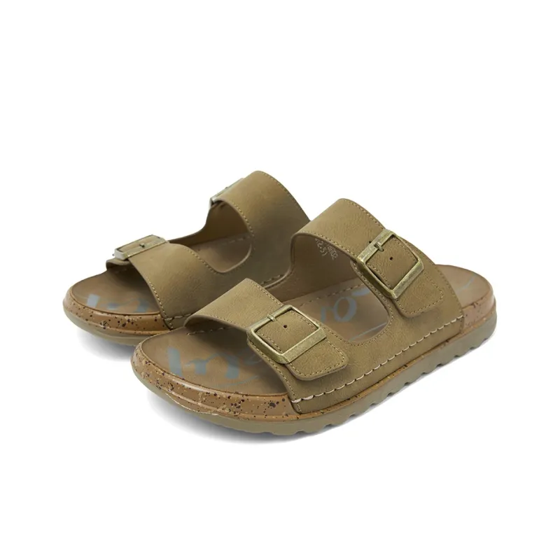 COMELY Slide Slippers Men Earth Yellow/Gray-2