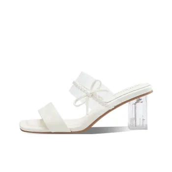 BOERDIQI Rhinestone Abrasion Resistant Slide Slippers Women's