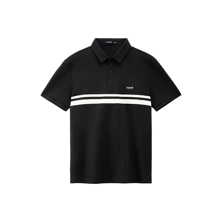 CAISEDI T Shirts Men Black-0