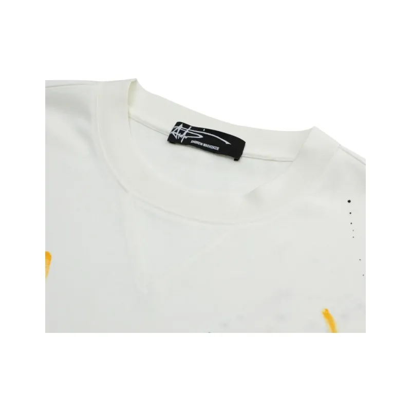 ANDREW MACKENZIE T Shirts Men White-2