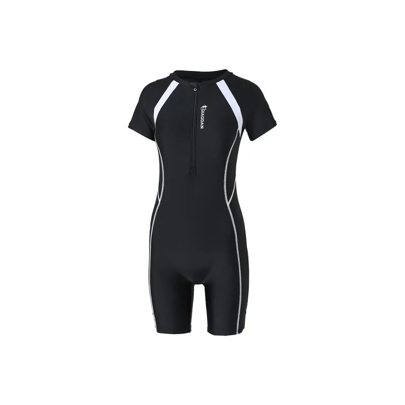 QIAODAN One piece Swimsuit Women's Black-0