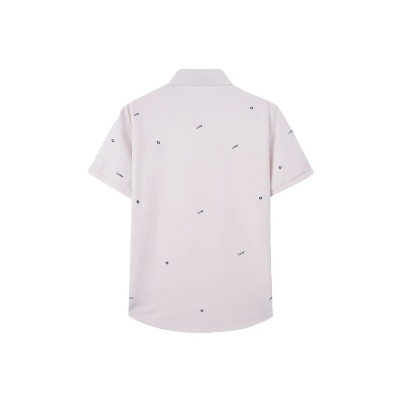 ARTSDON Polo Shirts Men Beige Apricot Pattern-1