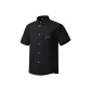 [Short-Sleeved Shirt]Black (ホ Bean Era White Chest Mark)