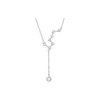 Wylyp S925 Silver Necklaces Women's Silver White