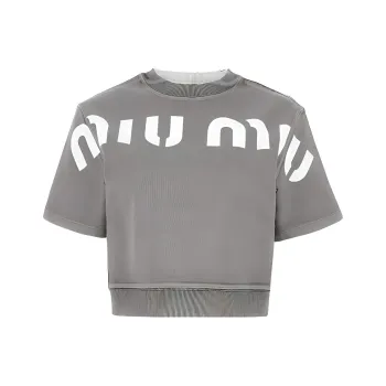 MIU MIU T Shirts Women's Brown