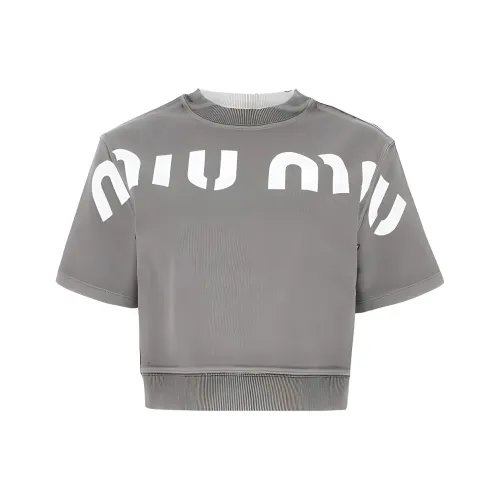 MIU MIU T Shirts Women's Brown