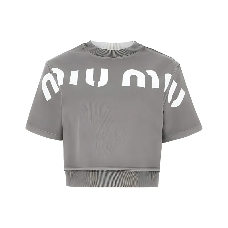 MIU MIU T Shirts Women's Brown-0