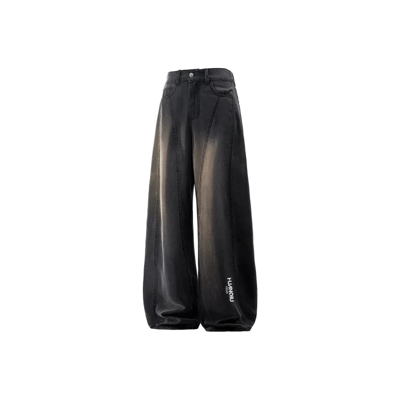 HUANQIU Jeans Unisex-5