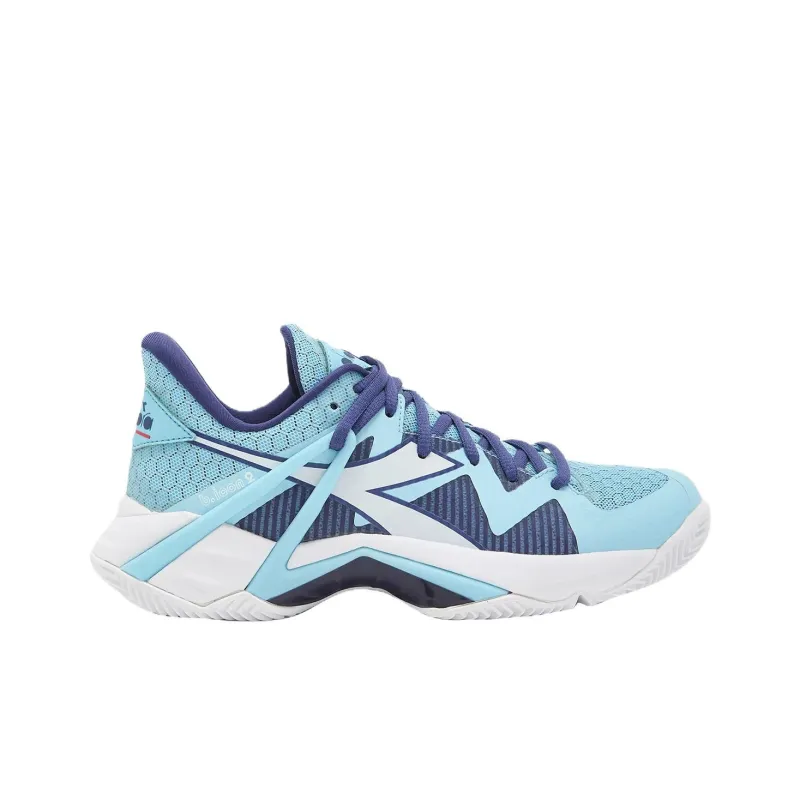 Diadora Cushioning, Wear Resistant Low Top Tennis Shoes Women's Blue-1