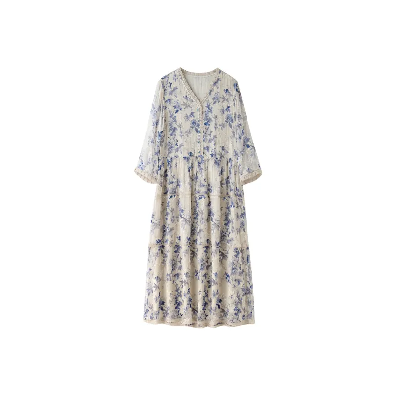 To The West Short Sleeved Dress Women's-0