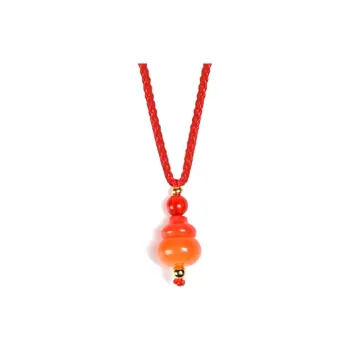 MAX&LOVE White Jade Bodhi Necklaces Unisex
