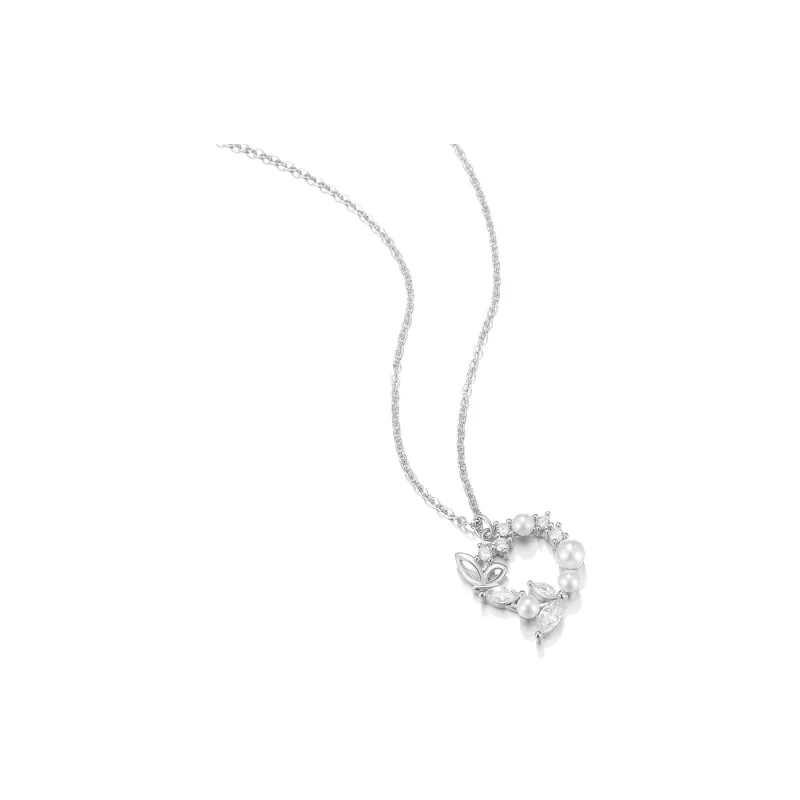 Clect Synthetic Cubic Zirconia Necklaces Women's-2