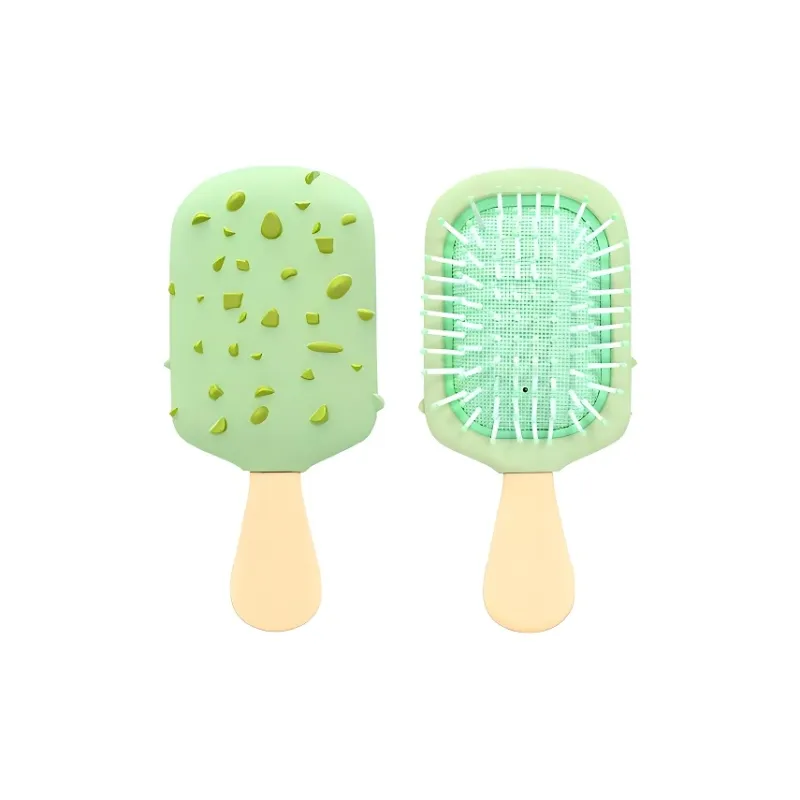 Gentle Welcome Hair Comb, Chocolates Crispy Ice Cream Airbag Comb Small Comb Mini Air Cushion Comb Hair Combing-5