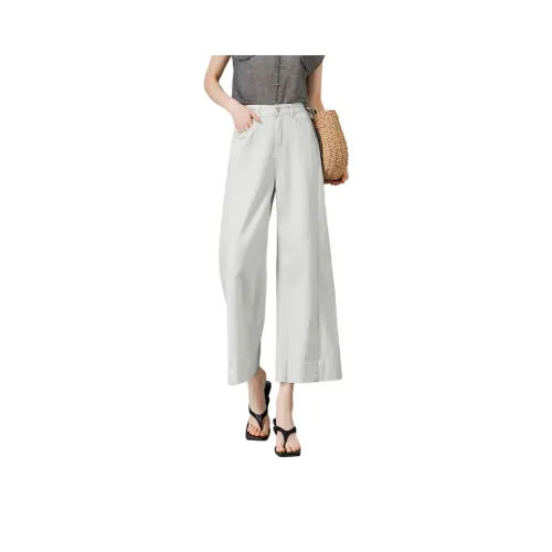 Weixi Jeans Women's Almond White
