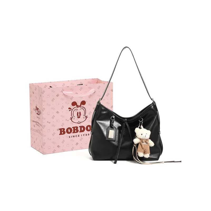 BOBDOG PU Shoulder Bag Tubas Women's Khaki/Black-6
